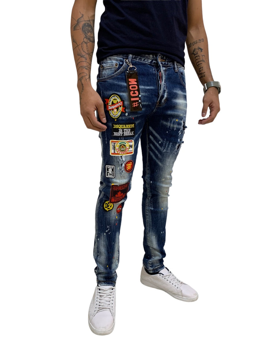 Jeans Dsquared2 Icon Patch – Redcodeshopp
