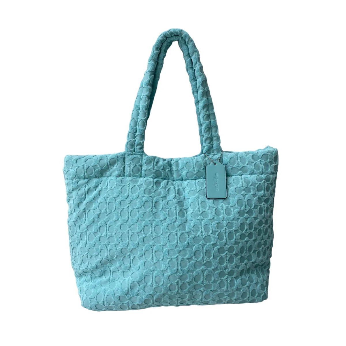 Bolsa Coach Tote de Playa Felpa Blue - Redcodeshopp