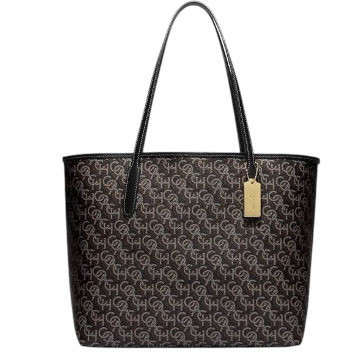 Bolsa para Dama Coach Tote Monogram City Grey - Redcodeshopp