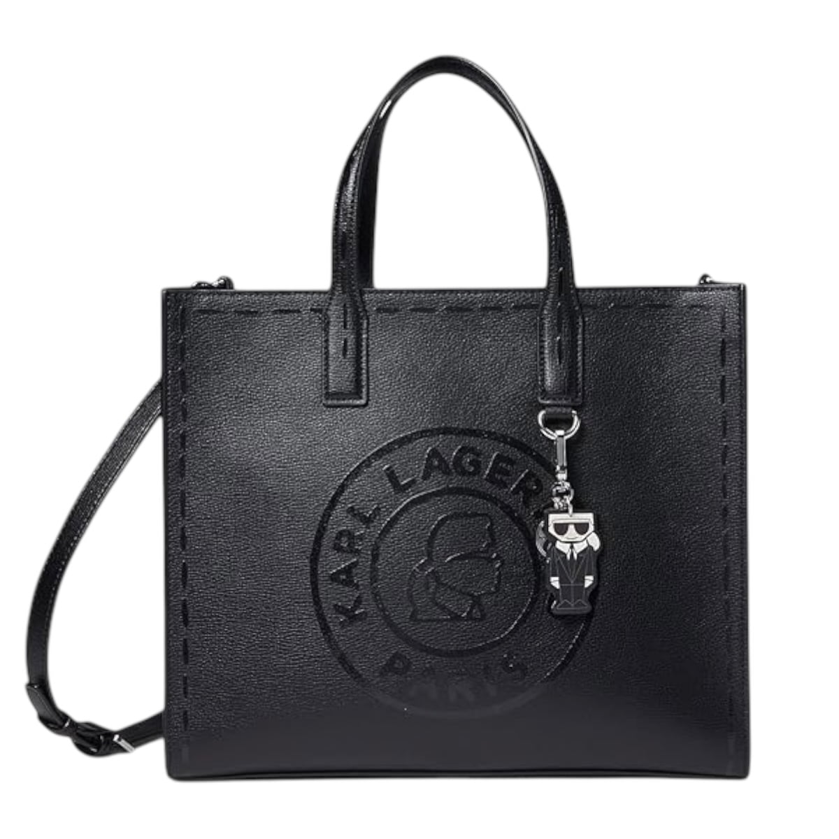 Bolsa para Dama Karl Lagerfeld Tote Face Black - Redcodeshopp