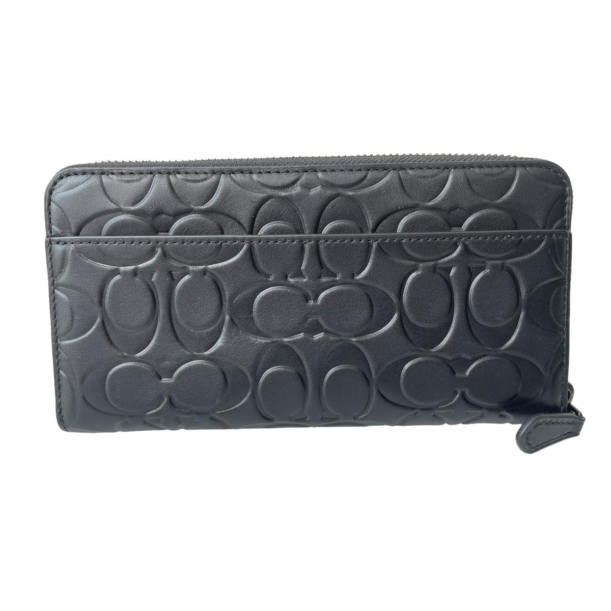 Coach Signature Cartera Mediana piel granulada Unisex - Redcodeshopp