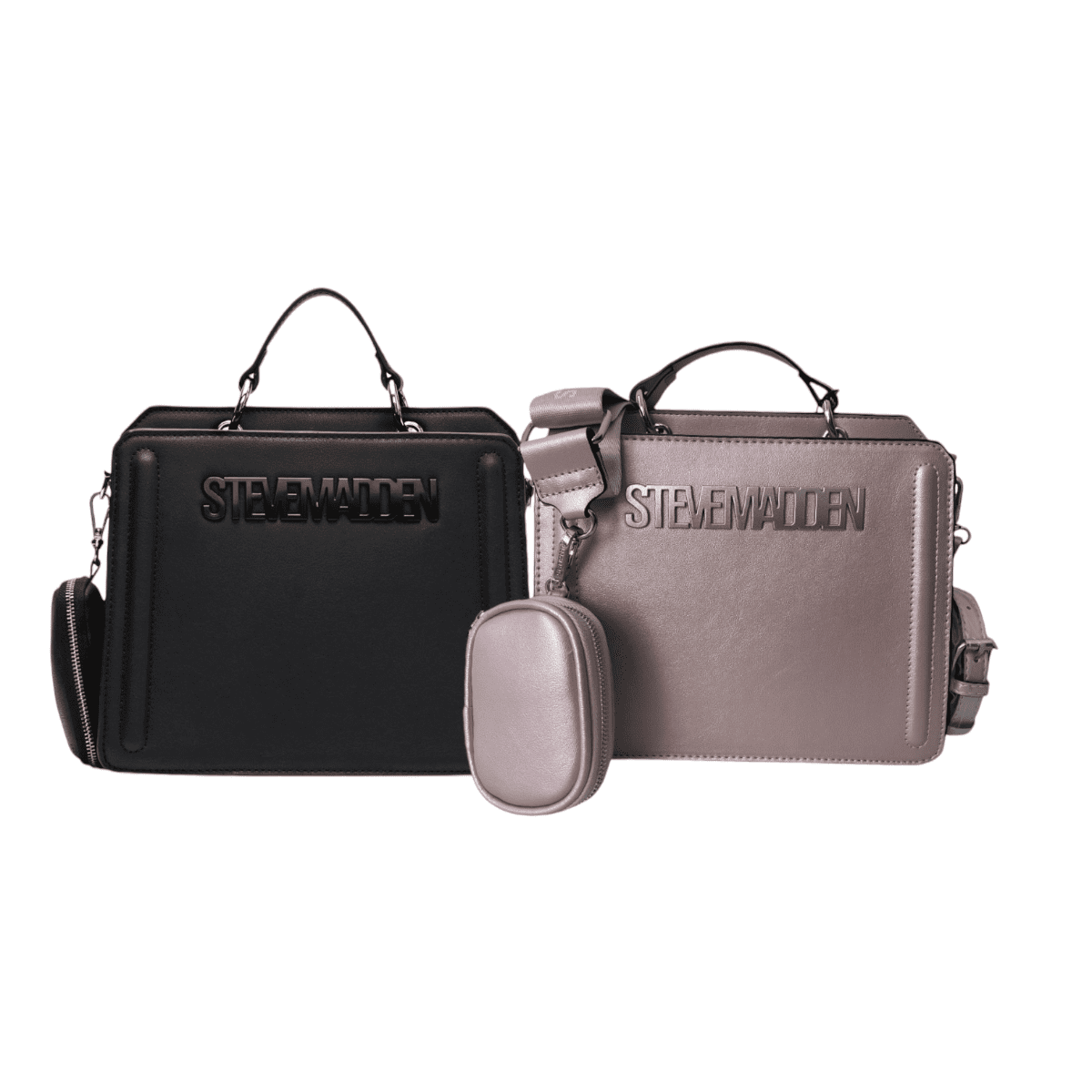 Combo de Bolsas Steve Madden Bevelyn Black & Pink - Redcodeshopp