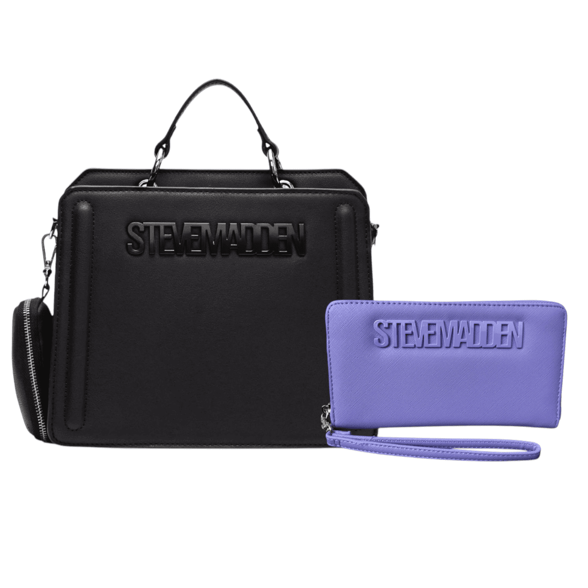 Combo Steve Madden Bolsa Bevelyn y Cartera Evelyn Lavender - Redcodeshopp