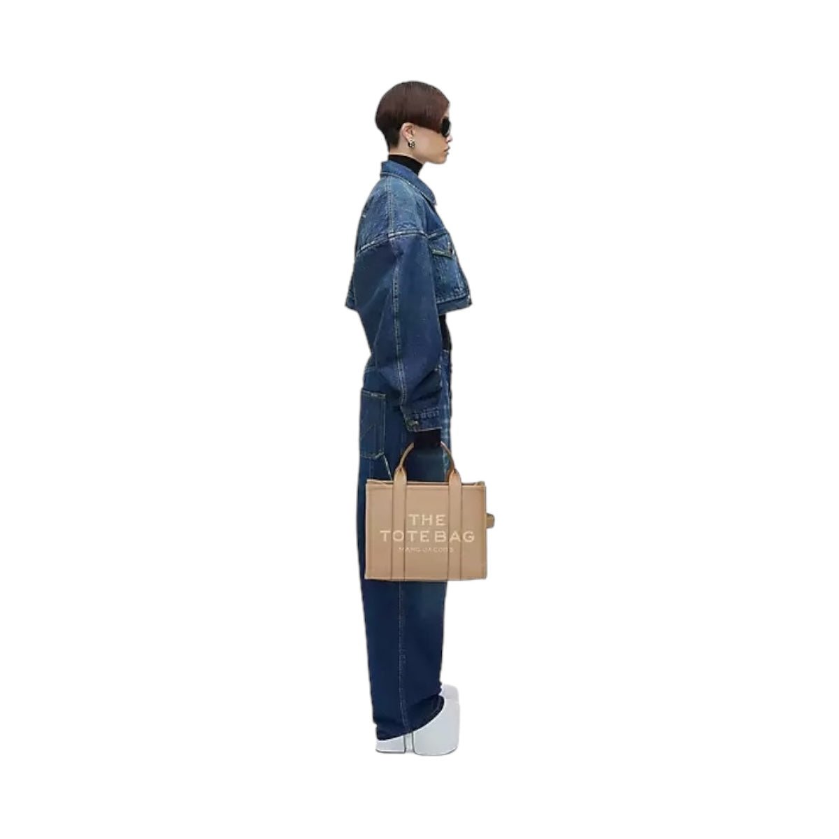 Marc Jacobs The Tote Bag Piel Beige Mediana 33cm - Redcodeshopp