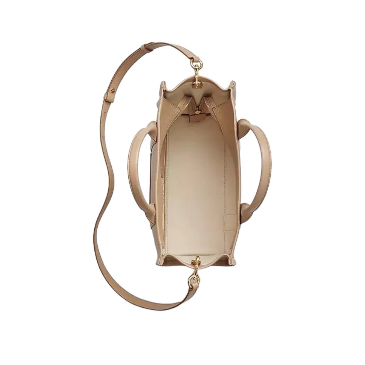 Marc Jacobs The Tote Bag Piel Beige Mediana 33cm - Redcodeshopp