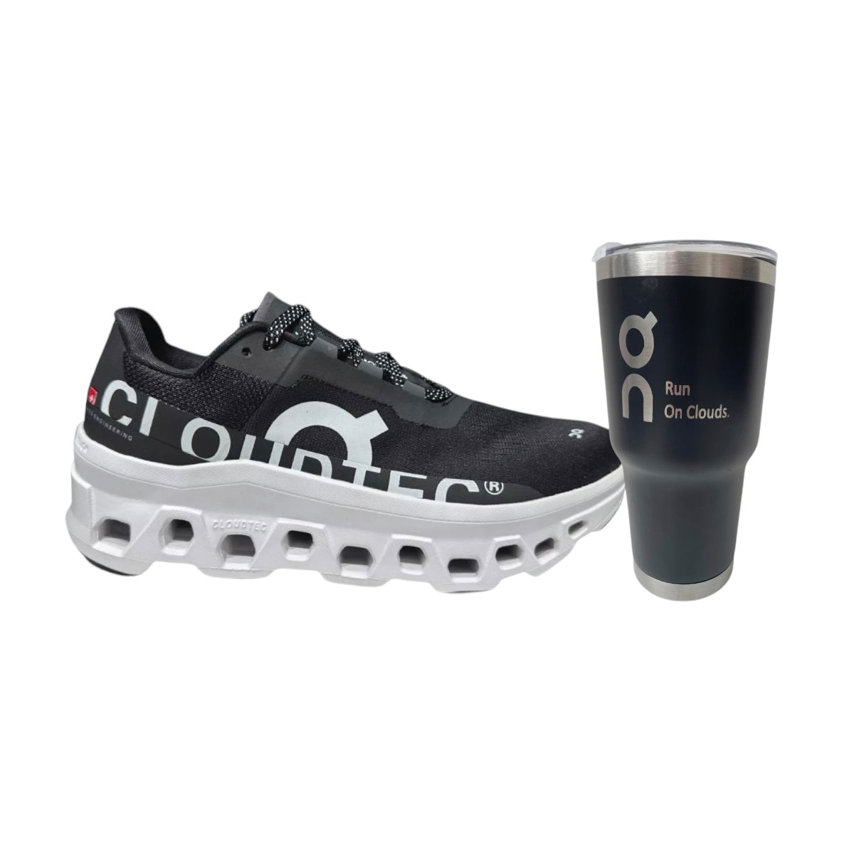 On Cloud Monster Tenis negro/blanco - Redcodeshopp
