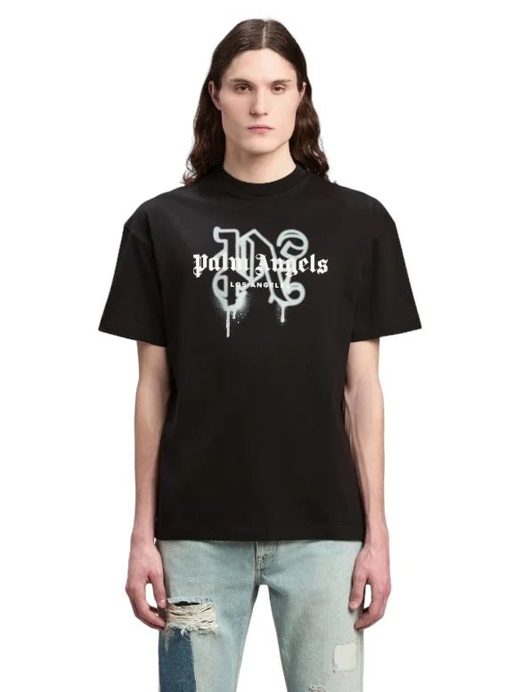 Playera Palm Angels Monogram Los Angeles - Redcodeshopp
