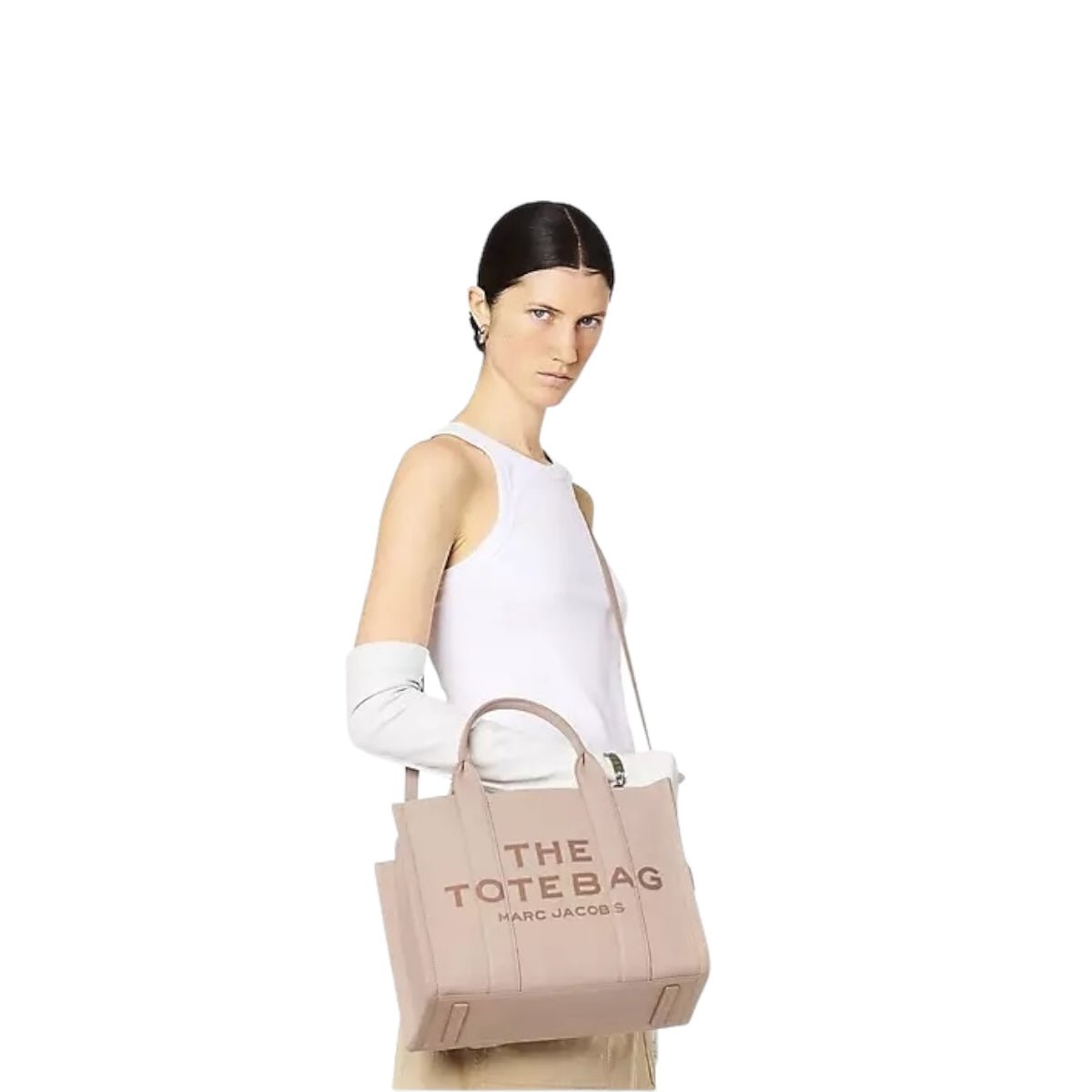 The Marc Jacobs Tote Bag Piel Rose rosa palido Small - Redcodeshopp