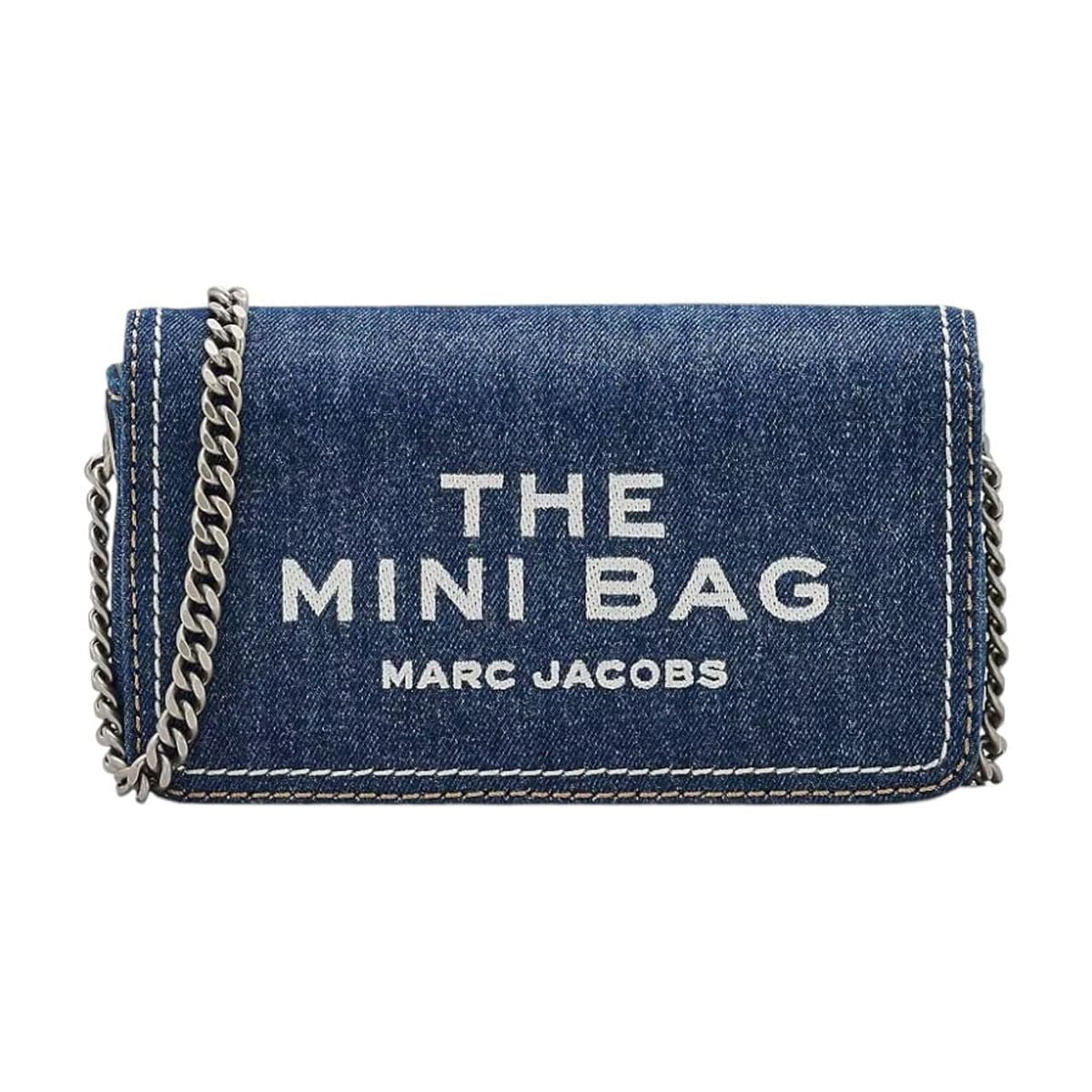 The Mini Bag Marc Jacobs Denim Chain Blue - Redcodeshopp