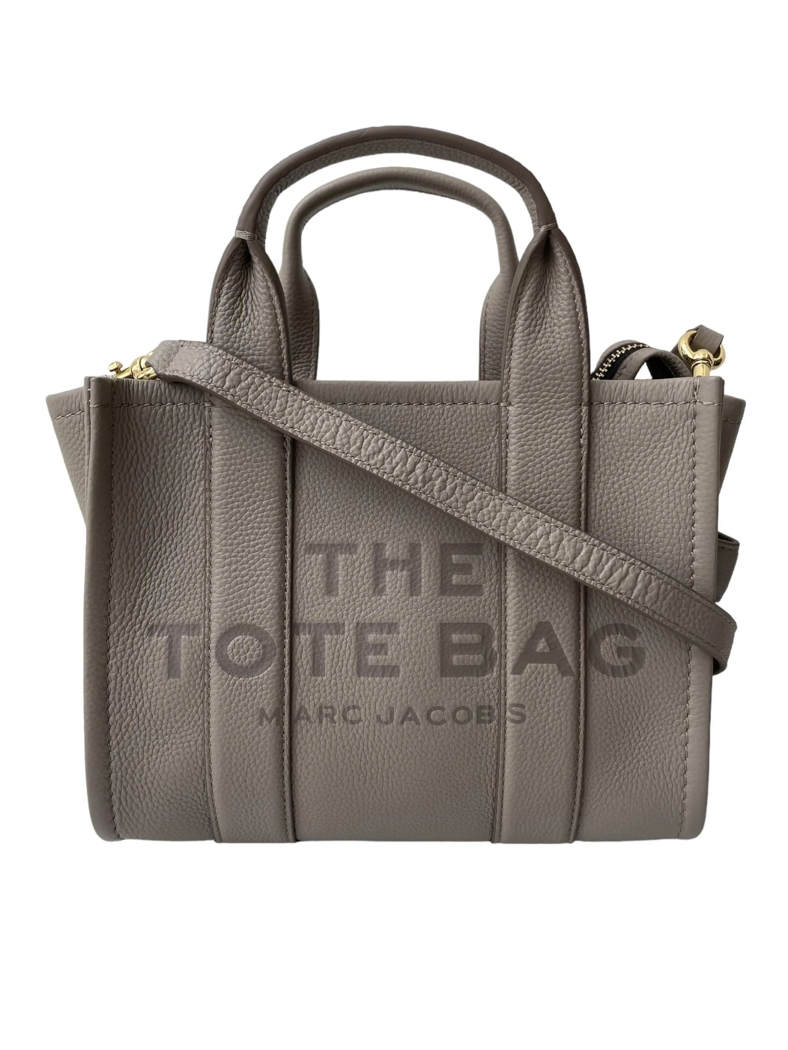 The Tote Bagg Marc Jacobs Piel Cemento - Redcodeshopp