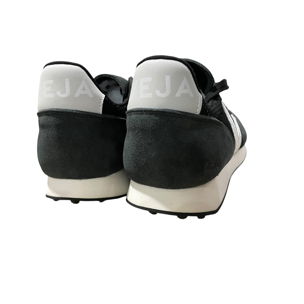 Veja Tenis Rio Branco negro / gris oxford logo blanco - Redcodeshopp