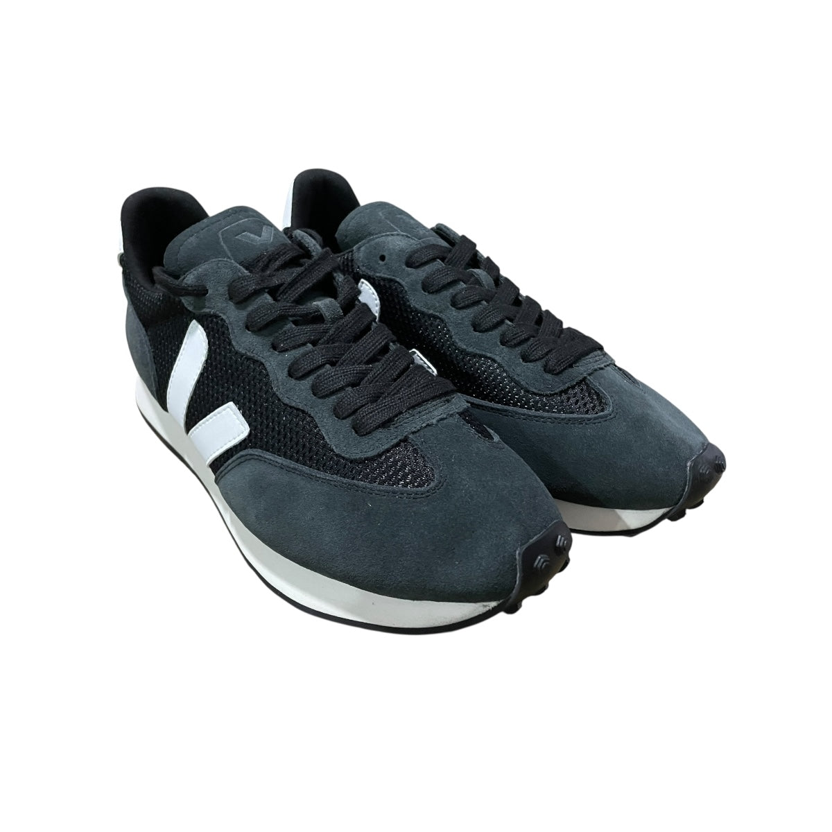 Veja Tenis Rio Branco negro / gris oxford logo blanco - Redcodeshopp